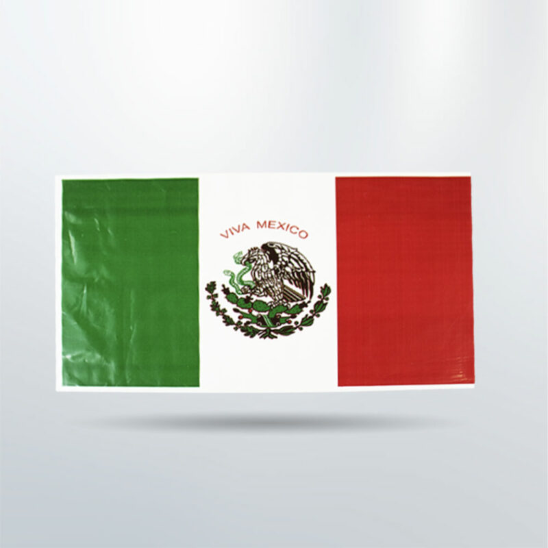 Bandera-México-Plástico